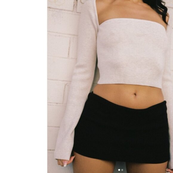 New LOBA Gavina Sweater in Ivory beige long sleeve knit wool - Picture 2 of 3